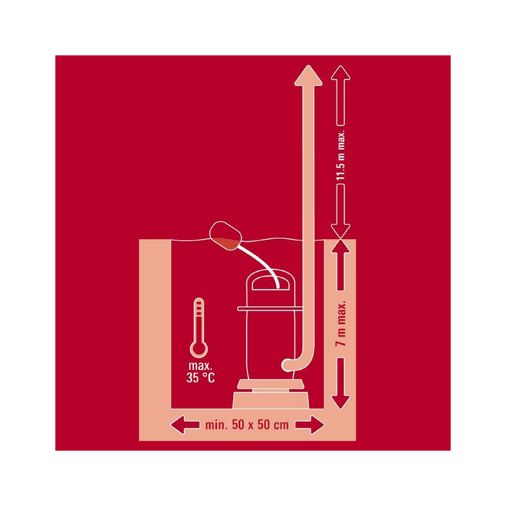 Дренажний насос Einhell GE-DP 900 Cut, 900Вт, 16000л/год (4181550) - зображення 5