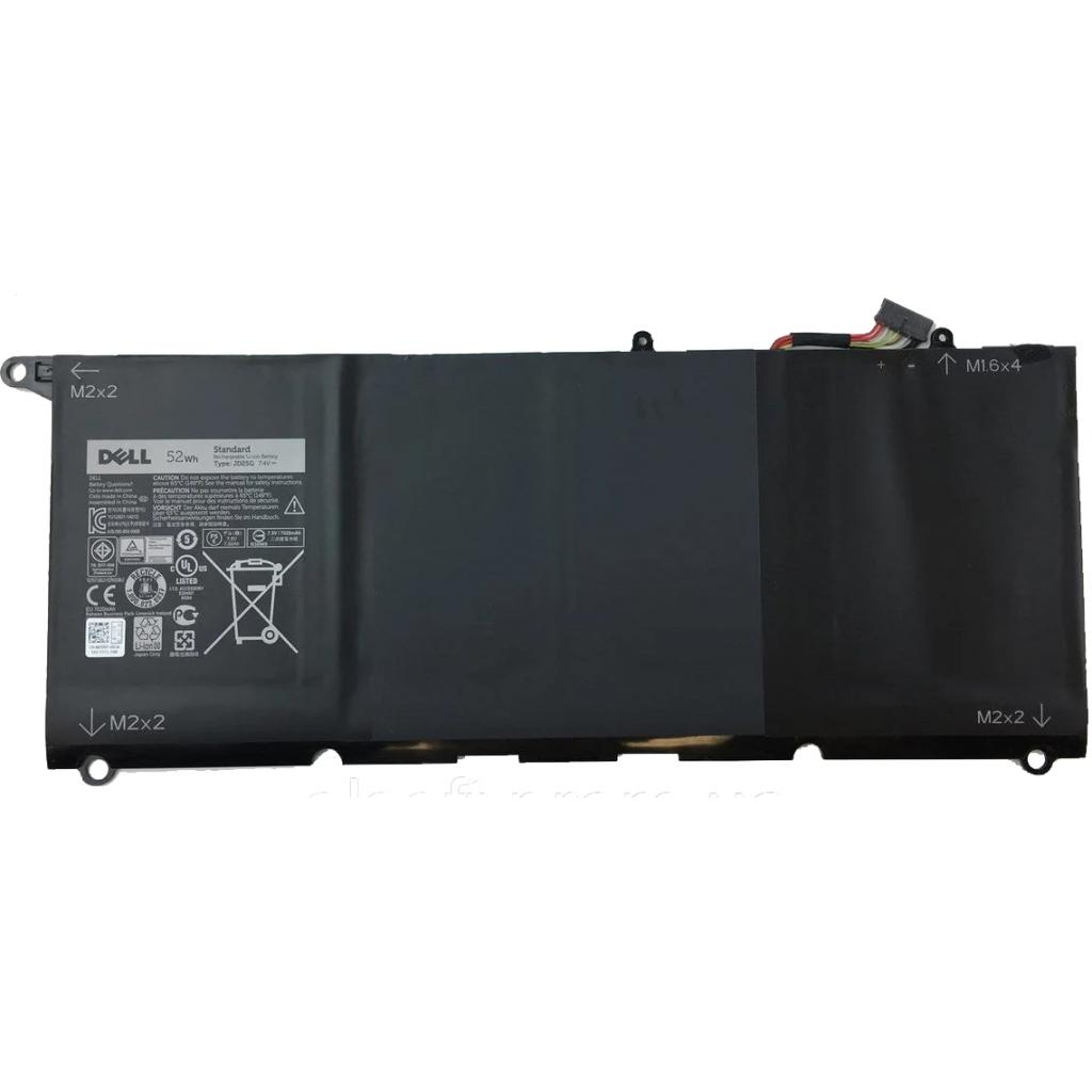 Акумулятор до ноутбука Dell XPS 13-9343 JD25G, 52Wh (6930mAh), 4cell, 7.4V, Li-ion (A47226) - зображення 1