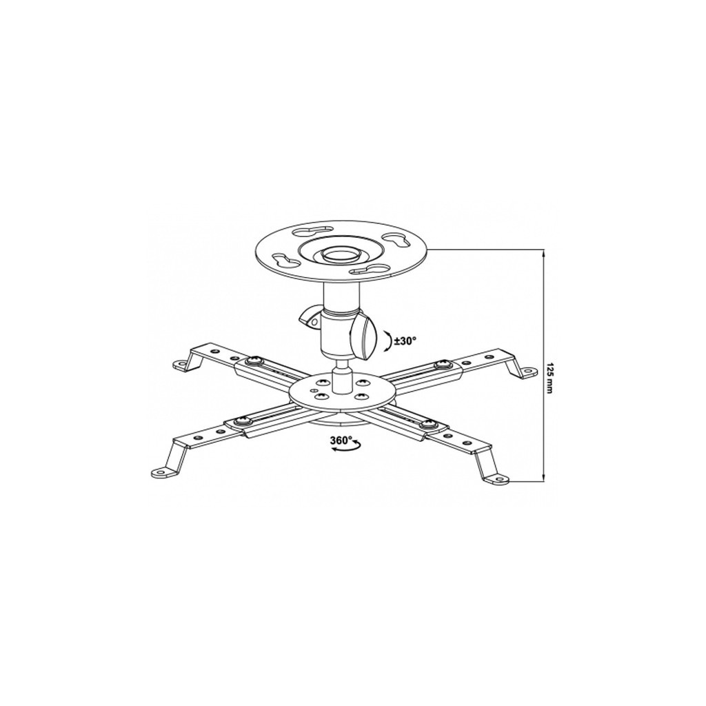 Кронштейн до проектора Walfix PB-14B - зображення 2