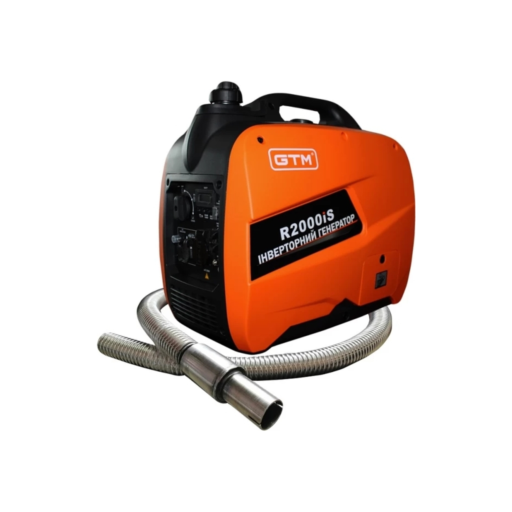 Генератор GTM інверторний R2000IS 2kW + Рукав відведення газів (R2000IS+) - зображення 1