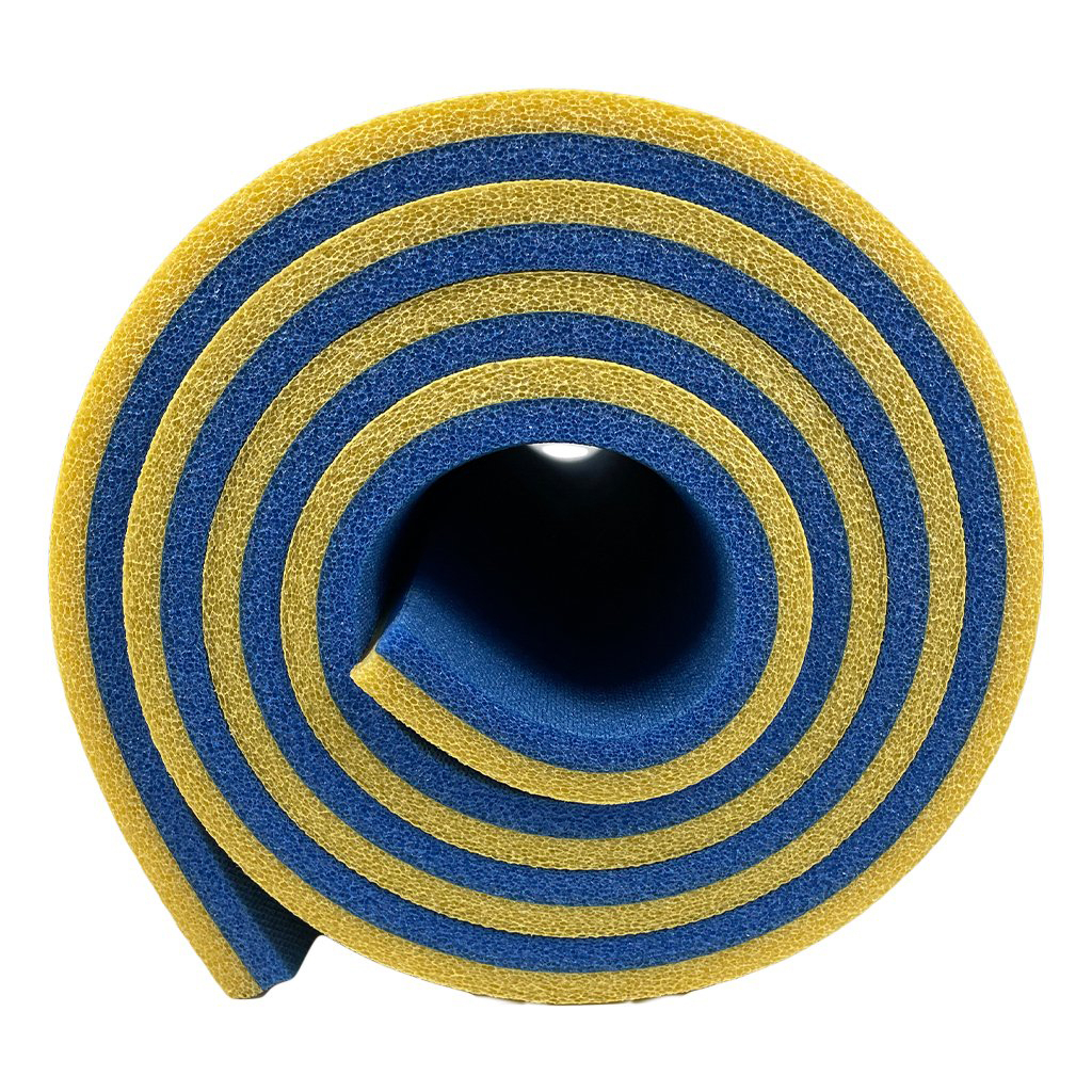 Туристичний килимок Poputchik 16 х 1800 х 600 мм Жовто-блакитний (16-077-IS) - зображення 3