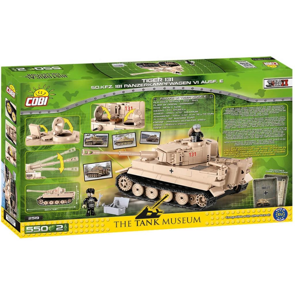 Конструктор Cobi Танк Тигр I 550 деталей (COBI-2519) - зображення 7
