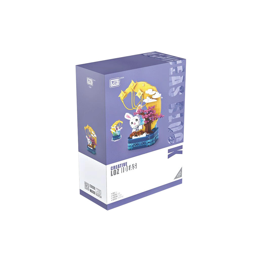 Конструктор LOZ mini Горщик із пензликом для місячного кролика (1230) - зображення 2