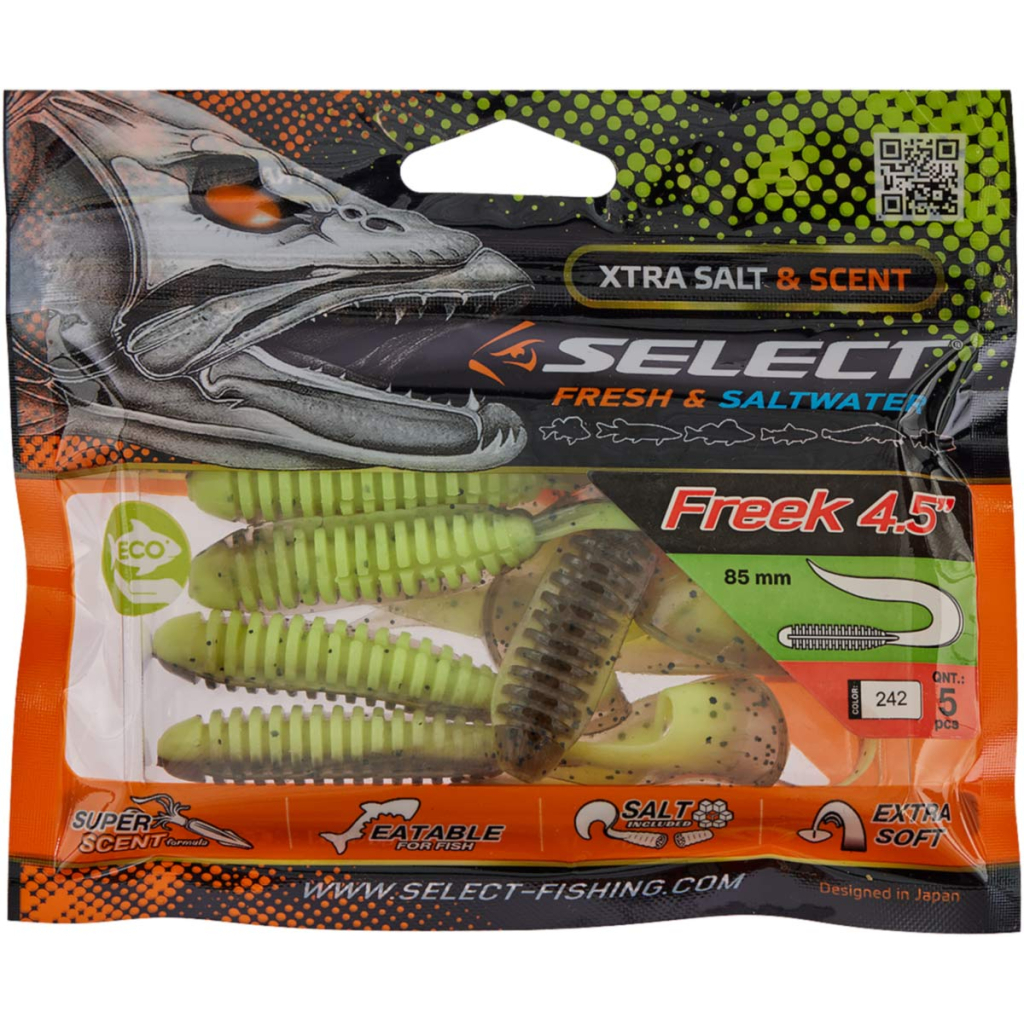 Силікон рибальський Select Freek 4.5" 242 (5 шт/уп) (1870.72.40) - зображення 2