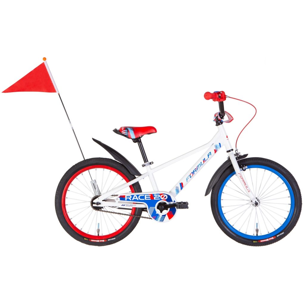 Велосипед Formula 20" Race рама-10" 2022 White/Red (OPS-FRK-20-177) - зображення 1