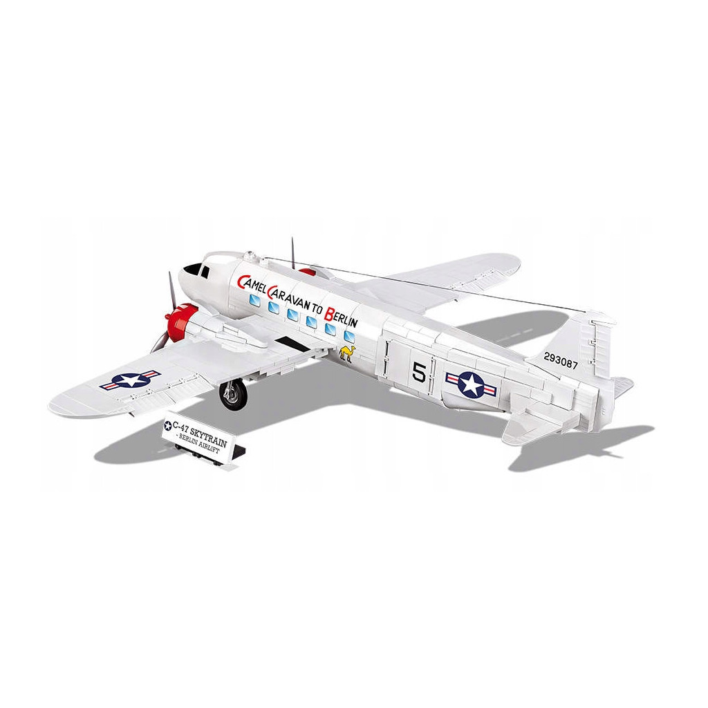 Конструктор Cobi Холодна Війна Літак C-47Дакота Скайтрейн 540 деталей (COBI-5702) (397416) - зображення 3