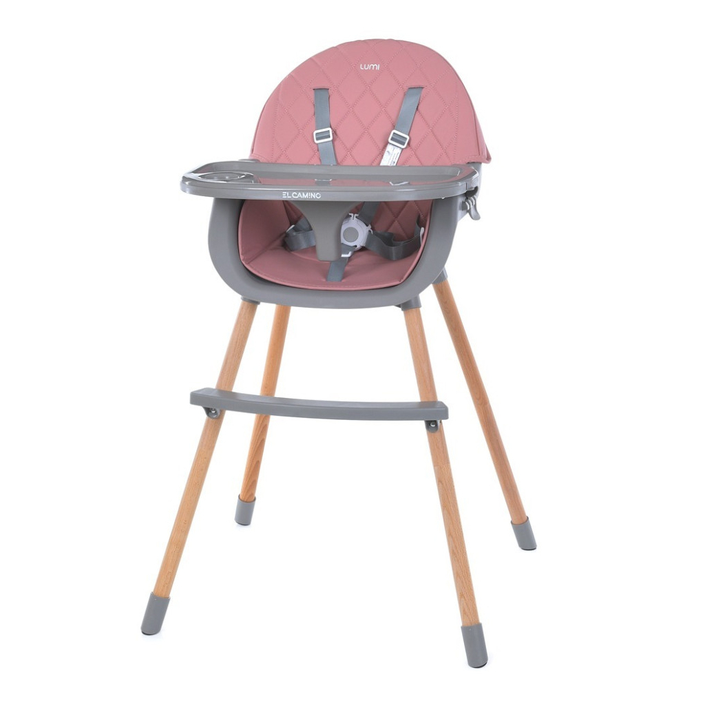 Стілець для годування El Camino ME 1111 LUMI pink - зображення 2