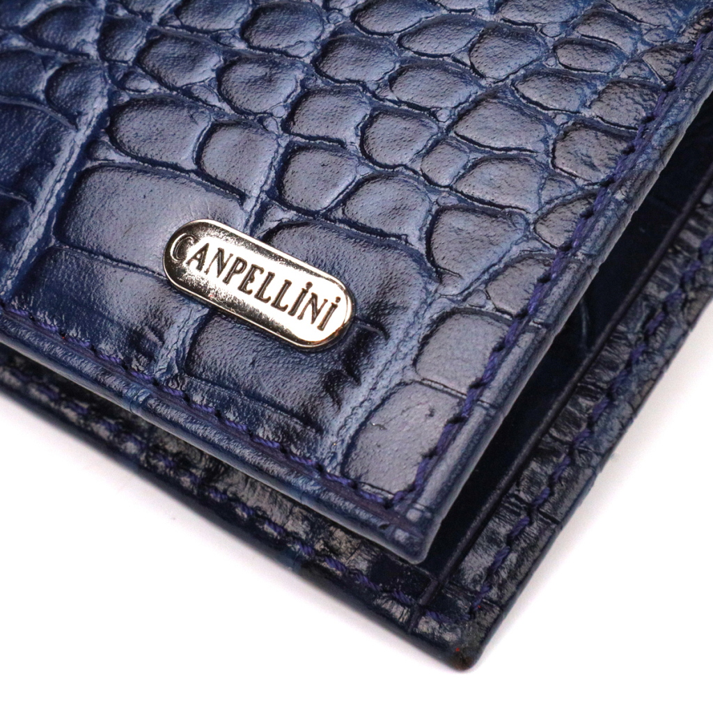 Портмоне Canpellini З натуральної шкіри Синє (21774) - зображення 6