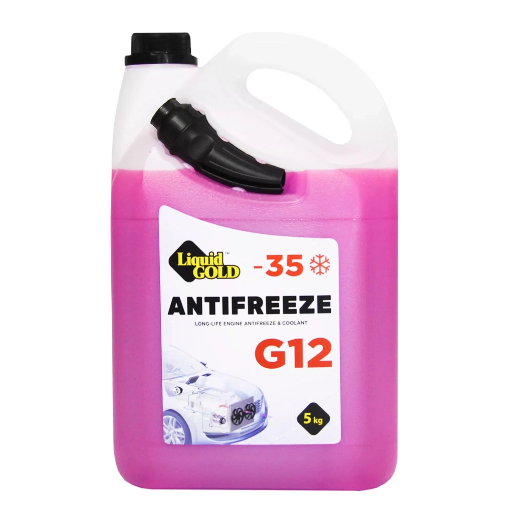 Антифриз Liquid Gold G12 -35°C Червоний 5 л (296210) - изображение 1
