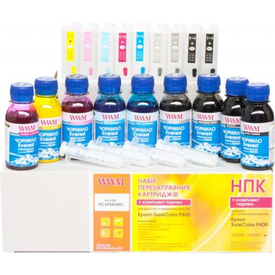 Комплект перезаправних картриджів WWM Epson SureColor SC-P600/P800 (RC.EP600ARC) - picture 1