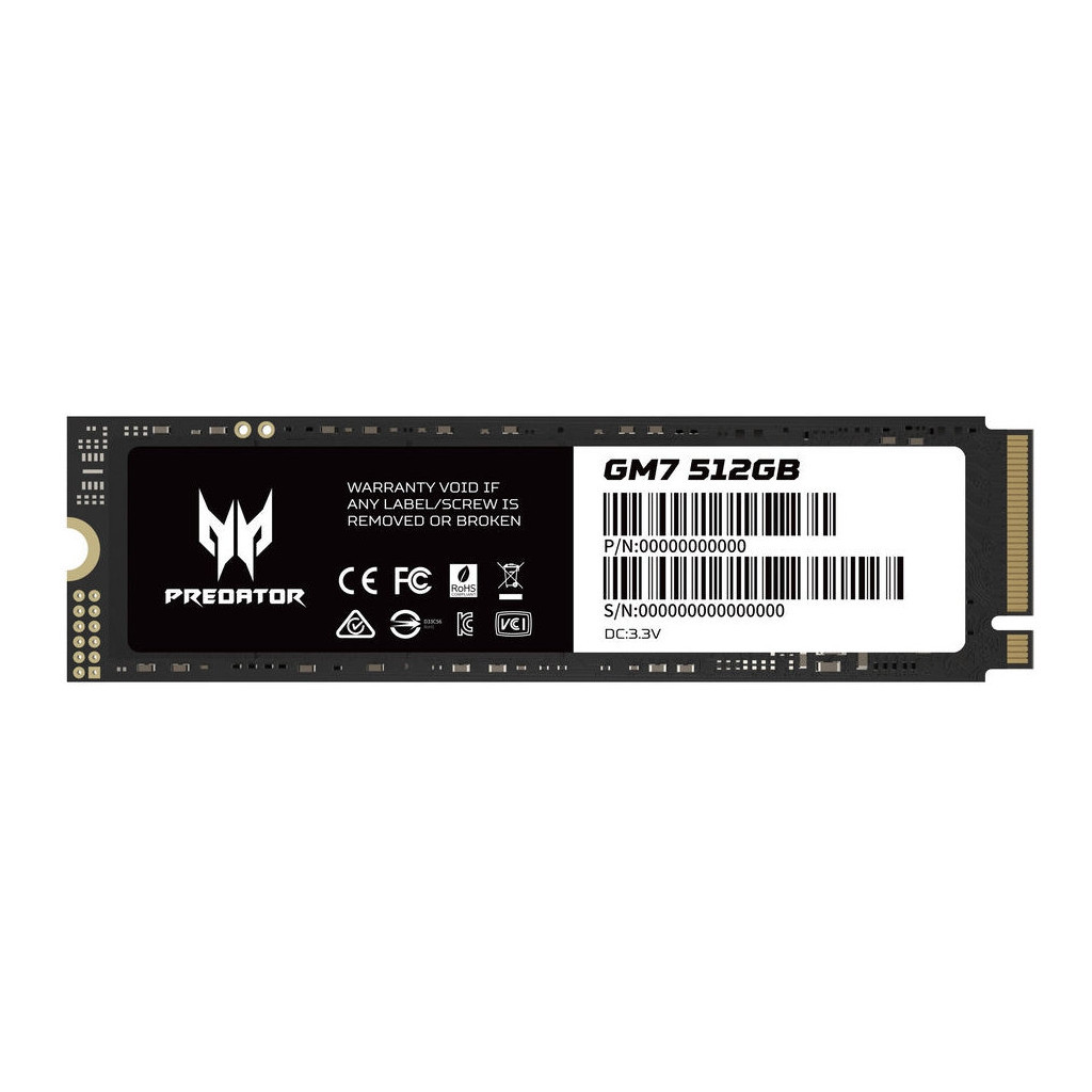 Накопичувач SSD M.2 2280 512GB GM7 PREDATOR (BL.9BWWR.117) - зображення 1