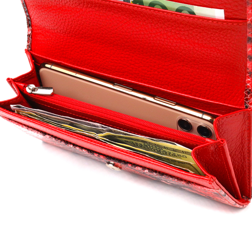 Гаманець Canpellini З натуральної шкіри Різнобарвний (21627) - зображення 6