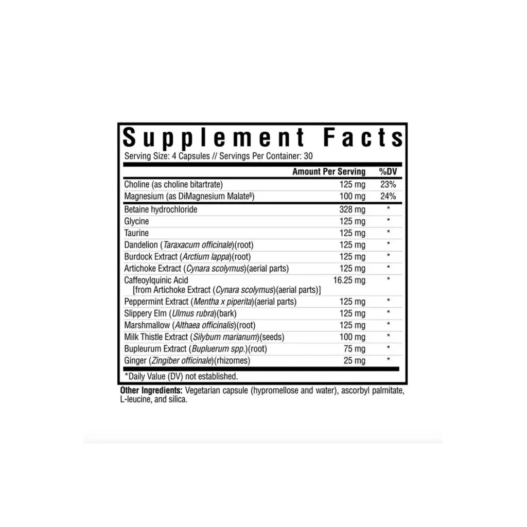 Вітамінно-мінеральний комплекс Seeking Health Поживні речовини для жовчного міхура, Gallbladder Nutrients, (SKH52151) - зображення 2