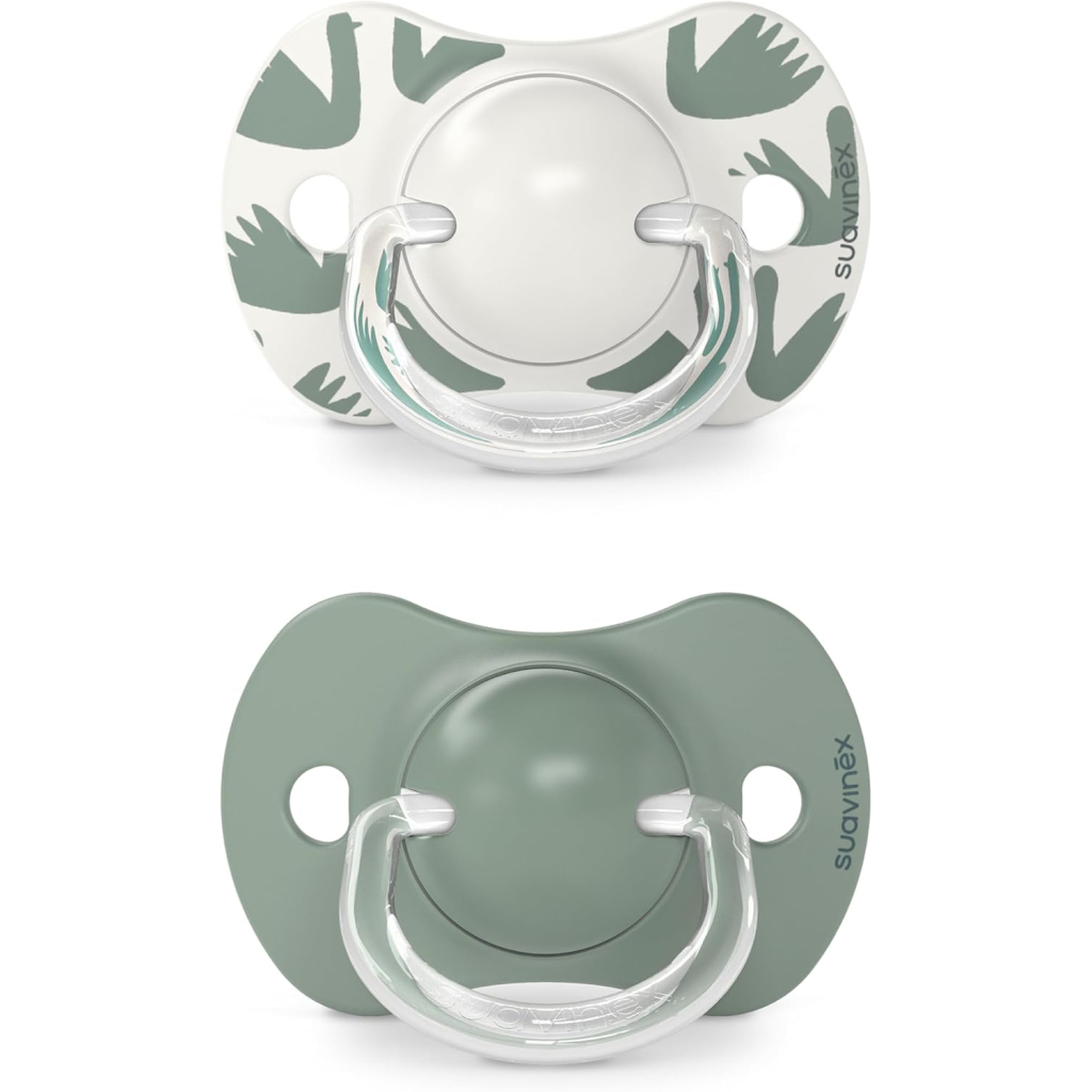 Пустушка Suavinex A walk in the park фізіологічна 2 шт. 6-18 місяців, зелена (308273) - изображение 1