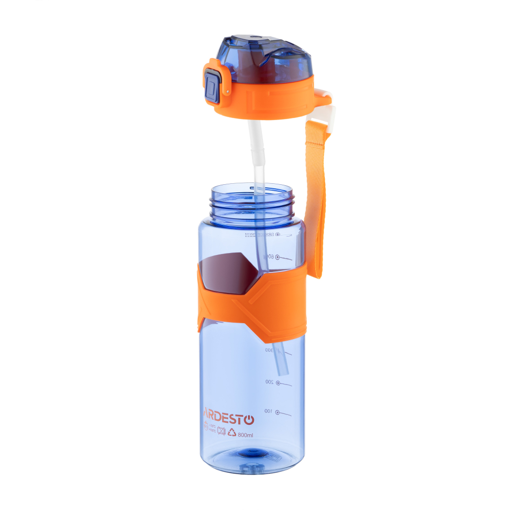Пляшка для води Ardesto Fitness 800мл синій (AR2280ED) - зображення 6