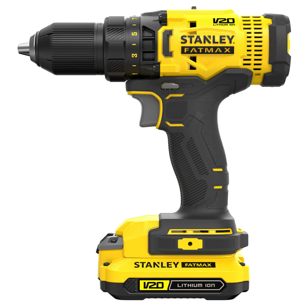 Шуруповерт Stanley FatMax, Li-lon 18V, 1.5Ah, 50 Нм, 0-400 / 1500 об/хв (SCD700C2K) - зображення 2
