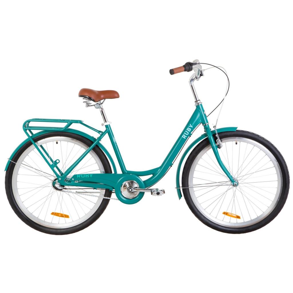Велосипед Дорожник 26" RUBY PH рама-17" 2019 смарагдовий з багажником (OPS-D-26-074) - зображення 1