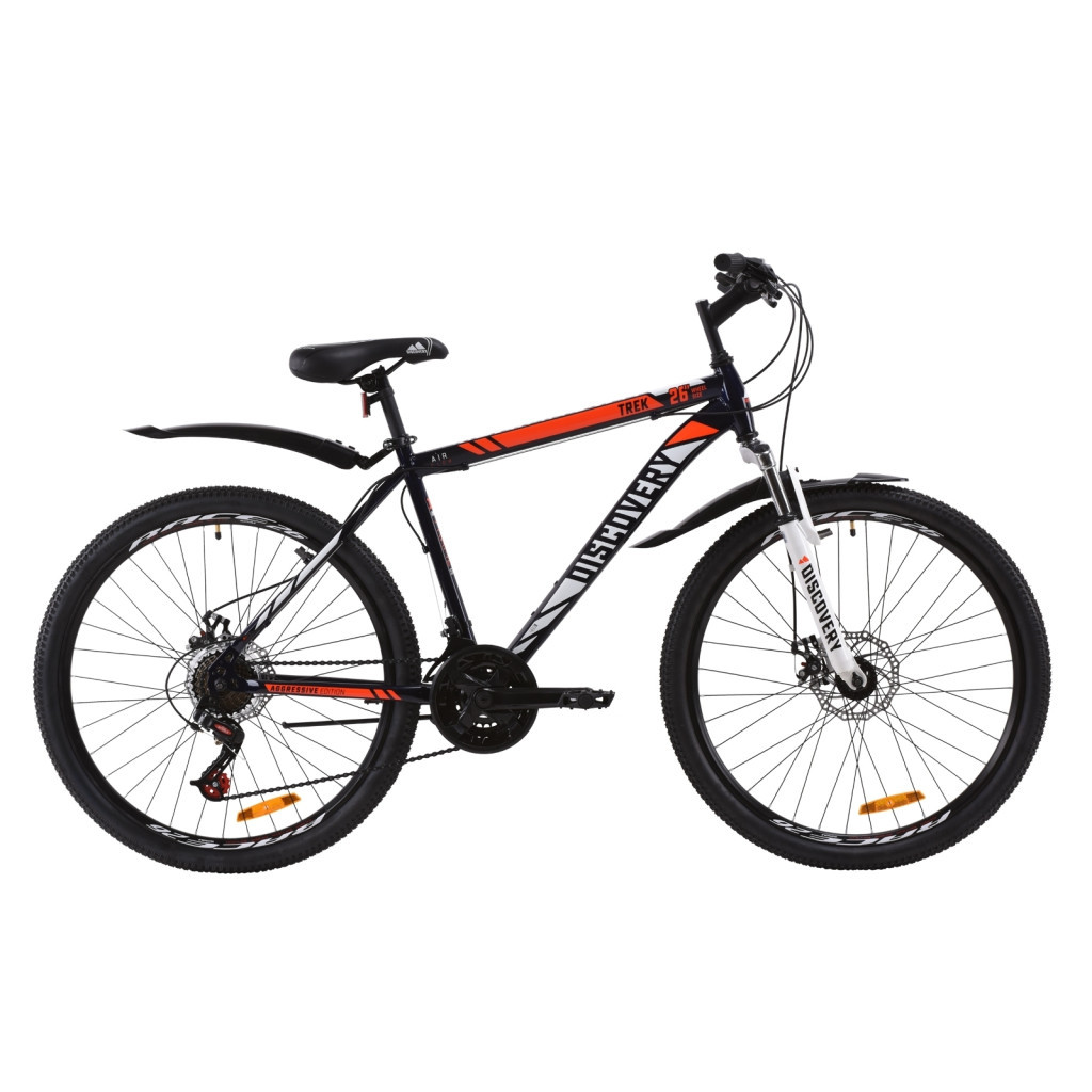 Велосипед Discovery 26" TREK AM DD рама-18" St 2020 синьо-помаранчевий (OPS-DIS-26-291) - зображення 1