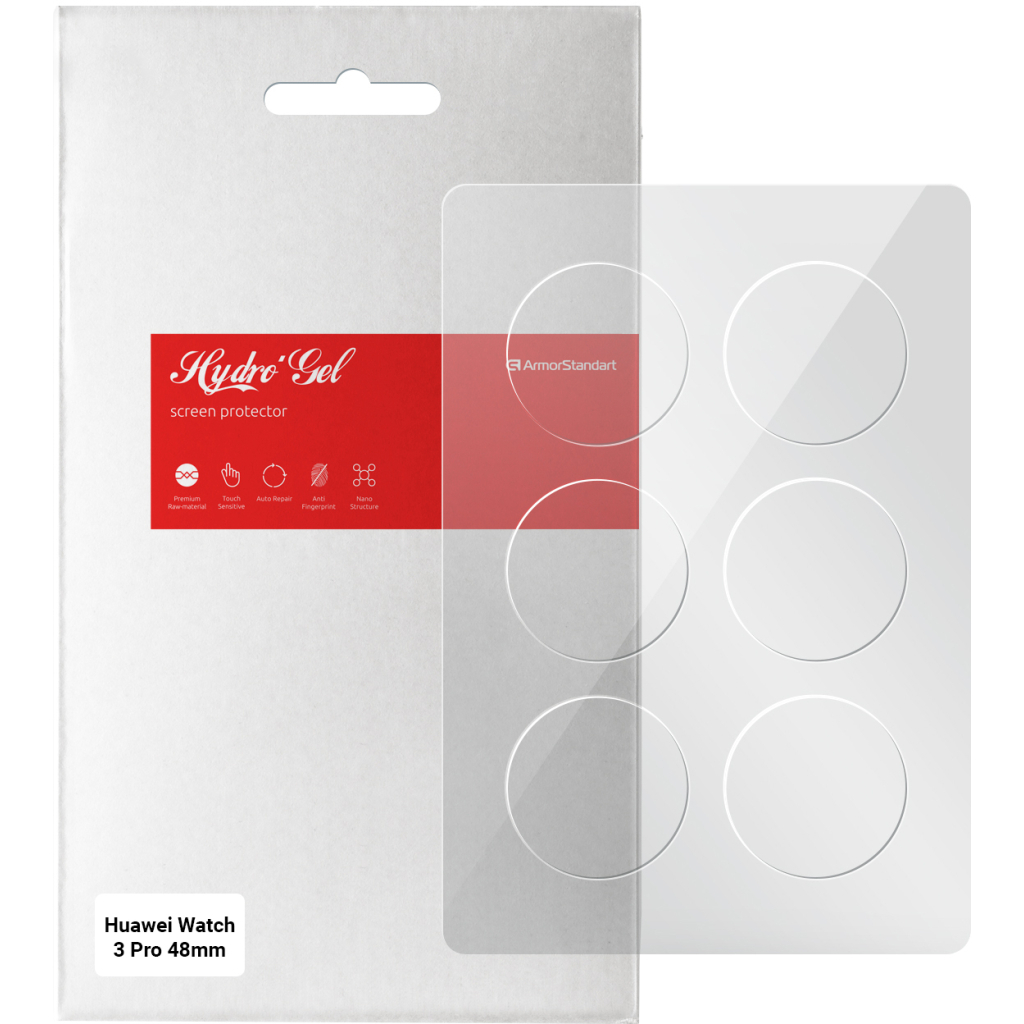 Плівка захисна Armorstandart Huawei Watch 3 Pro 48mm 6 pcs. (ARM62596) - зображення 1
