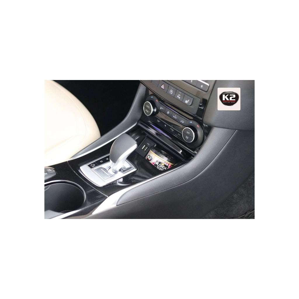 Ароматизатор для автомобіля K2 Florida Scent "Чистий зелений чай" 42 г (V87ZHE) - зображення 2