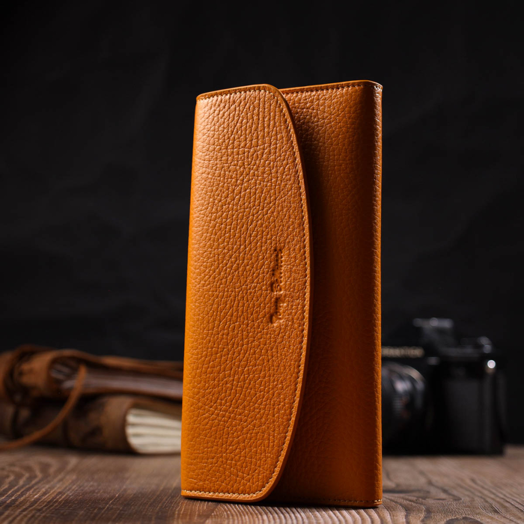 Гаманець Tony Bellucci З натуральної шкіри Жовтий (21978) - зображення 8