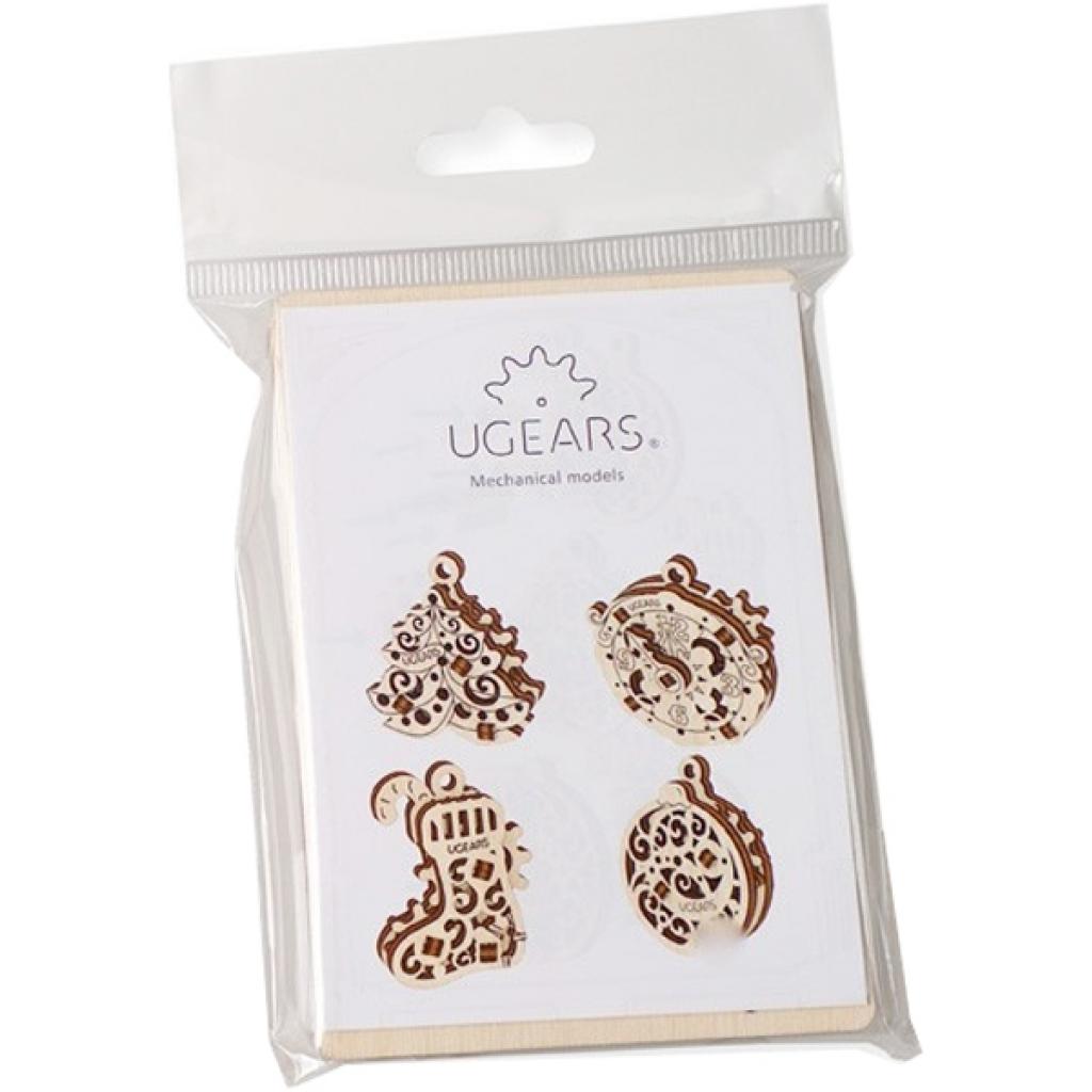 Збірна модель Ugears механічний Фіджет Новорічна магія (70043) - зображення 2