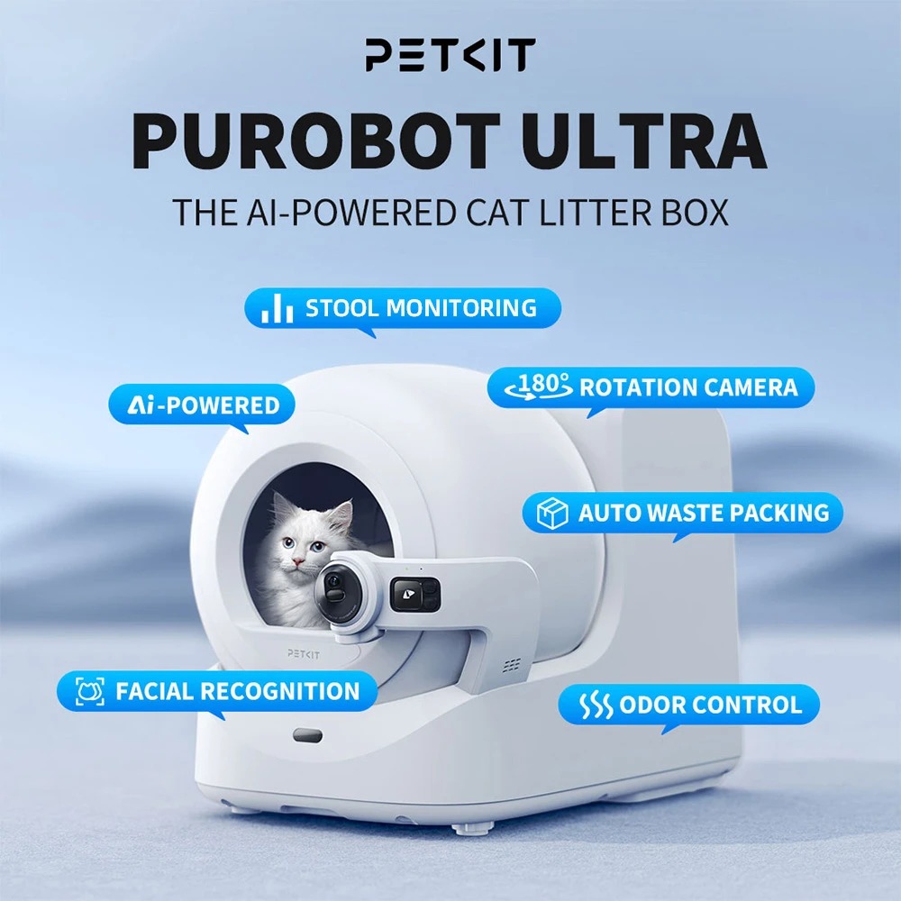 Смарт-лоток Petkit Purobot Ultra with Camera Self-Clean (P9903) - изображение 3