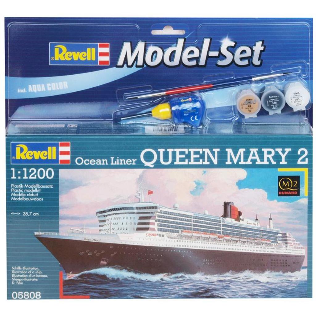 Збірна модель Revell Пароплав-люкс Queen Mary 2 1:1200 (65808) - зображення 1