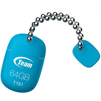 USB флеш накопичувач Team 64GB T151 Blue USB 2.0 (TT15164GL01) - зображення 1