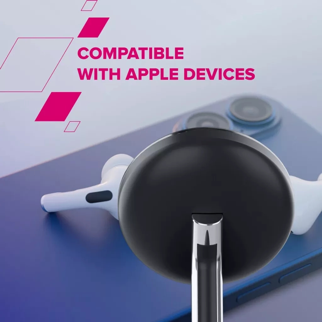 Зарядний пристрій Canyon wireless charger WCS-205 15W Qi2 2in1 w/o adapter Black (CNS-WCS205BW/A) - изображение 8