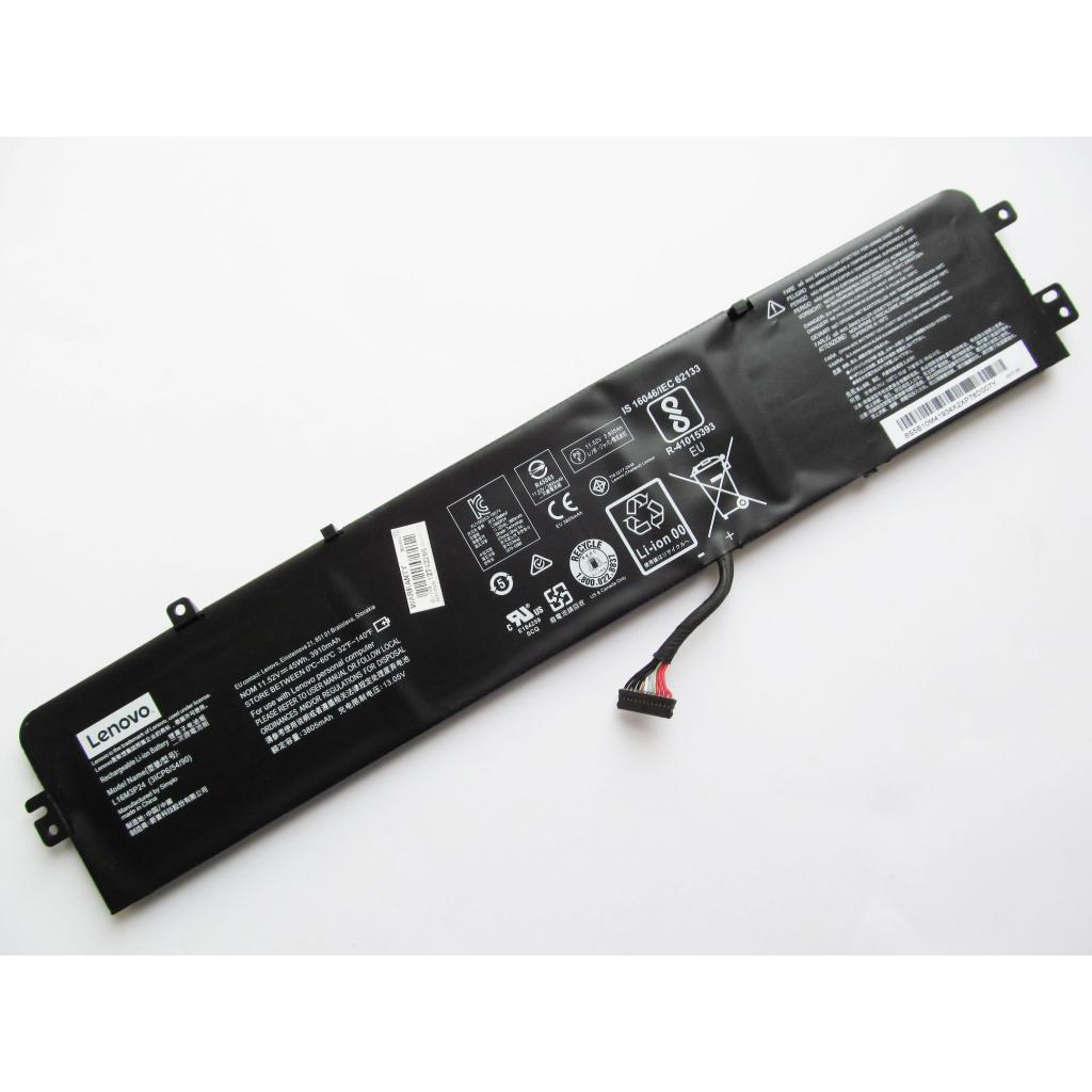 Акумулятор до ноутбука Lenovo IdeaPad 700-15 L14M3P24, 3910mAh (45Wh), 3cell, 11.52V, Li-ion (A47478) - зображення 1