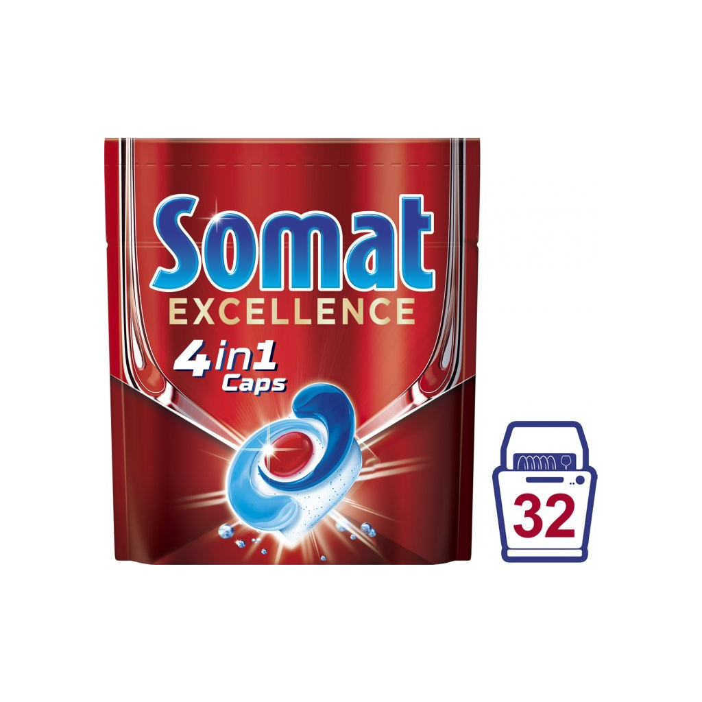 Таблетки для посудомийних машин Somat Excellence 32 шт. (9000101518924) - зображення 3