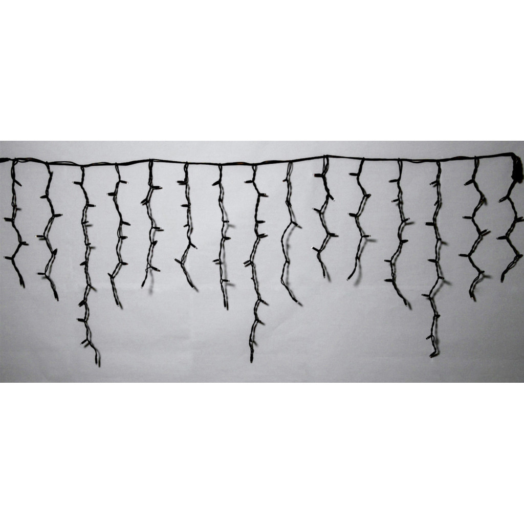 Гірлянда Delux ICICLE 108LED 2x1 м Жовтий flash Білий/Чорний IP44 (90015178) - зображення 3