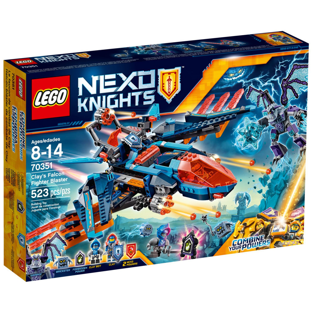 Конструктор LEGO Nexo Knights Літак-винищувач Сокіл Клея (70351) - зображення 1