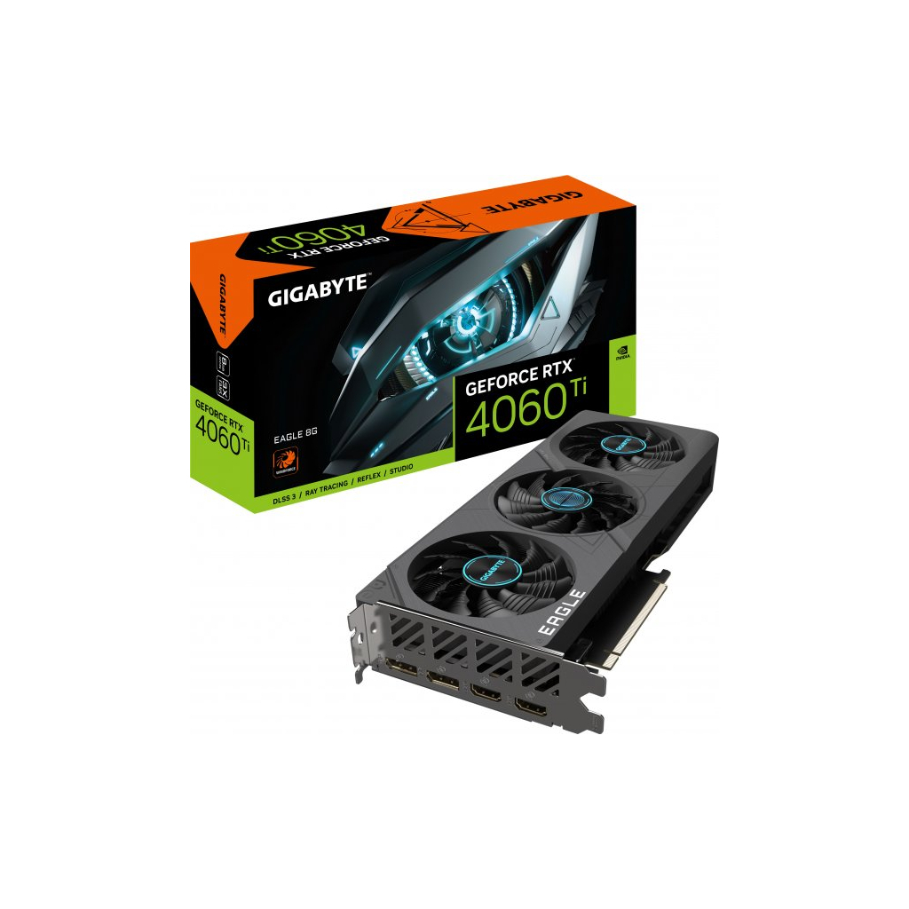 Відеокарта GIGABYTE GeForce RTX4060Ti 8Gb EAGLE (GV-N406TEAGLE-8GD) - зображення 2