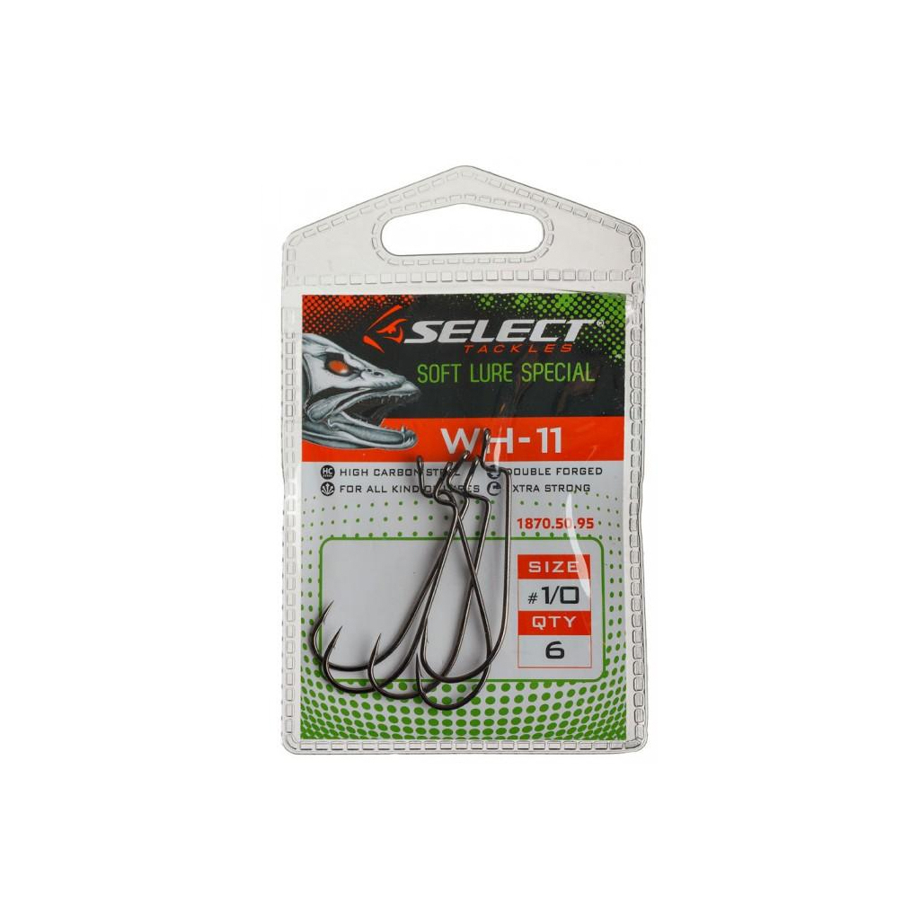 Гачок Select WH-11 1/0 (6 шт/уп) (1870.50.95) - зображення 2