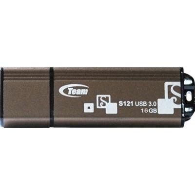 USB флеш накопичувач Team 16GB S121 Brown USB 3.0 (TS12116GN01) - зображення 1