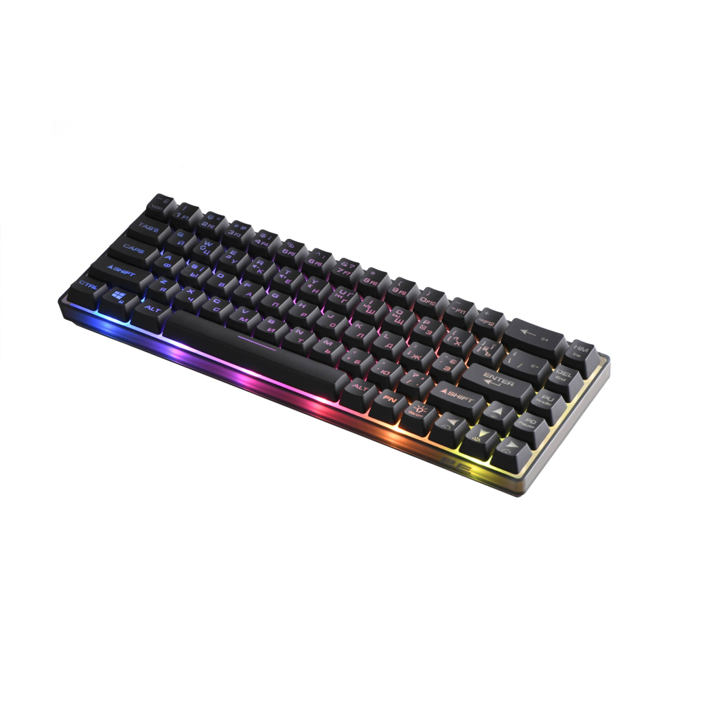 Клавіатура 2E Gaming KG345 RGB 68key USB UA Transparent (2E-KG345TR) - зображення 8