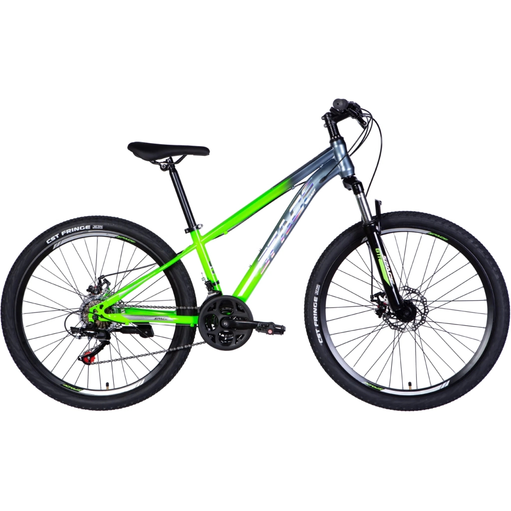Велосипед Space 26" Mars AM DD рама-13" St зелено-сріблястий 2025 (OPS-SP-26-037) - зображення 1