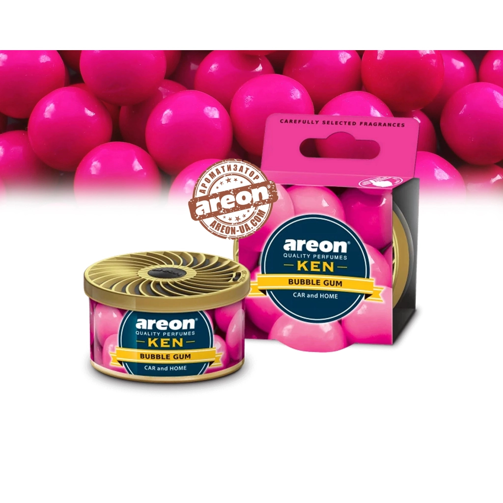 Ароматизатор для автомобіля Areon Ken Bubble Gum (77202) - зображення 2