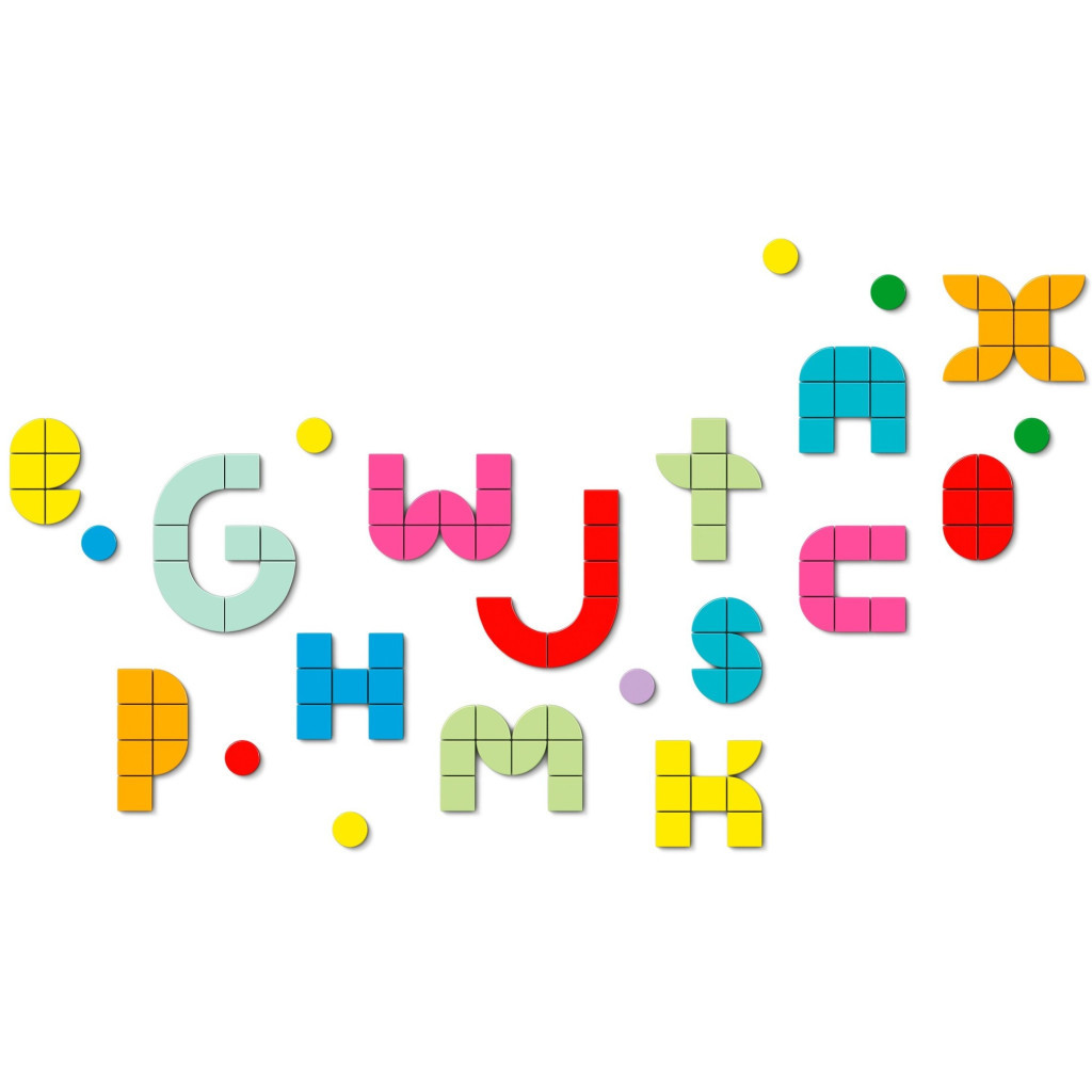 Конструктор LEGO DOTS Великий набір тайлів: літери 722 деталі (41950) - зображення 5