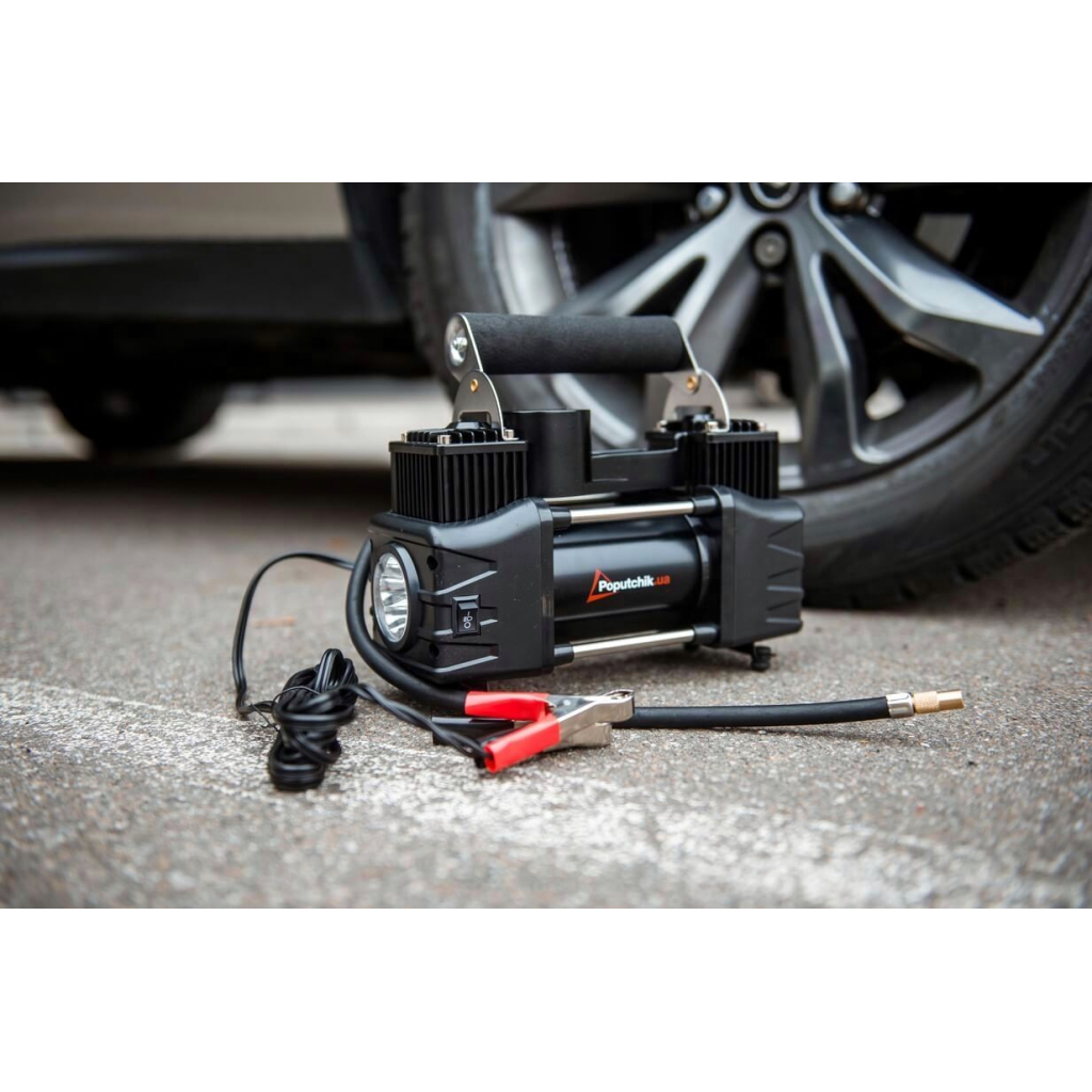 Автомобільний компресор Poputchik 85л/хв, 10 А (13-015-IS) - picture 9