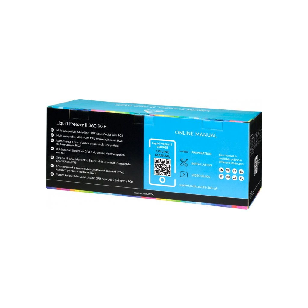 Система рідинного охолодження Arctic Liquid Freezer II 360 RGB (ACFRE00100A) - зображення 9