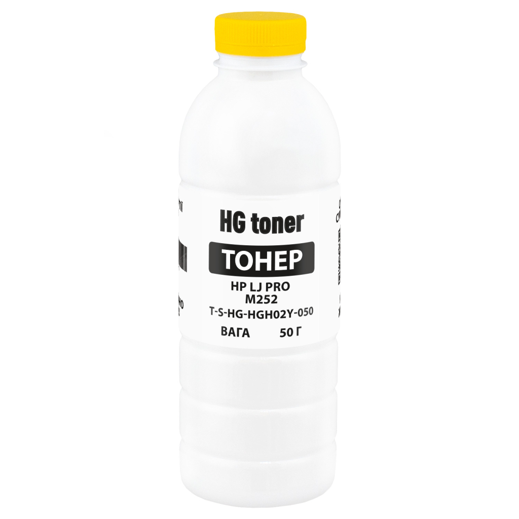 Тонер HP CLJ Pro M252 50г, yellow HG (TSM-HGH02Y-050) - изображение 1