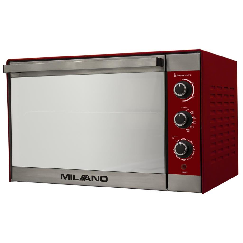 Електропіч Milano MO-48 Red - зображення 1