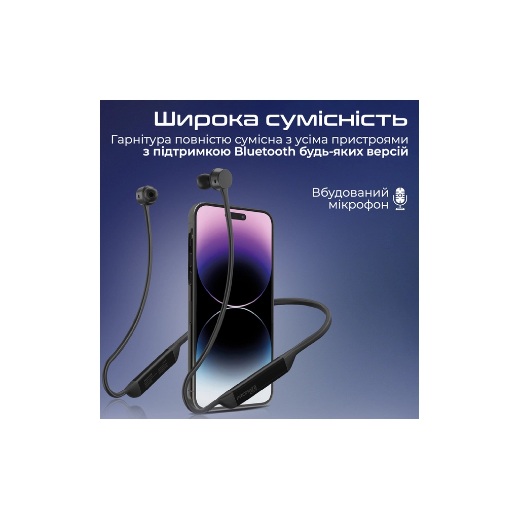 Навушники Promate Civil Black (civil.black) - зображення 7