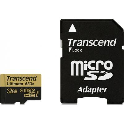 Карта пам'яті Transcend 32GB microSD Class10 UHS-I U3 (TS32GUSDU3) - зображення 1