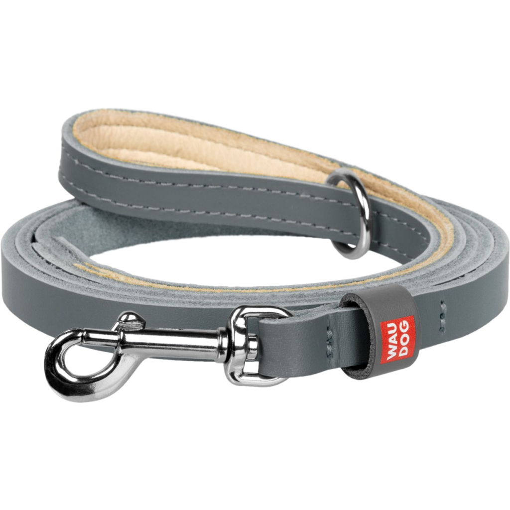 Повідець для котів WAUDOG Classic XXS-XS Ш 12 мм Д 122 см сірий (603211) - зображення 1