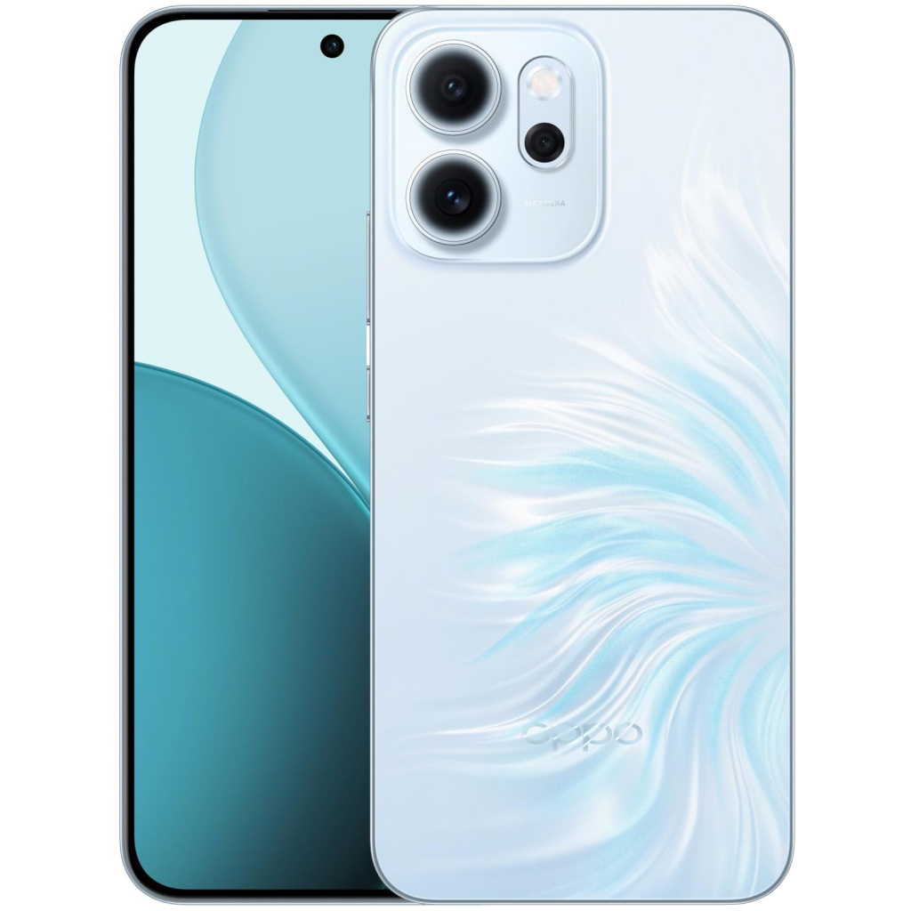 Мобільний телефон Oppo Reno14 F 5G 8/256GB Opal Blue (OFCPH2743 _BLUE_8/256) - зображення 1