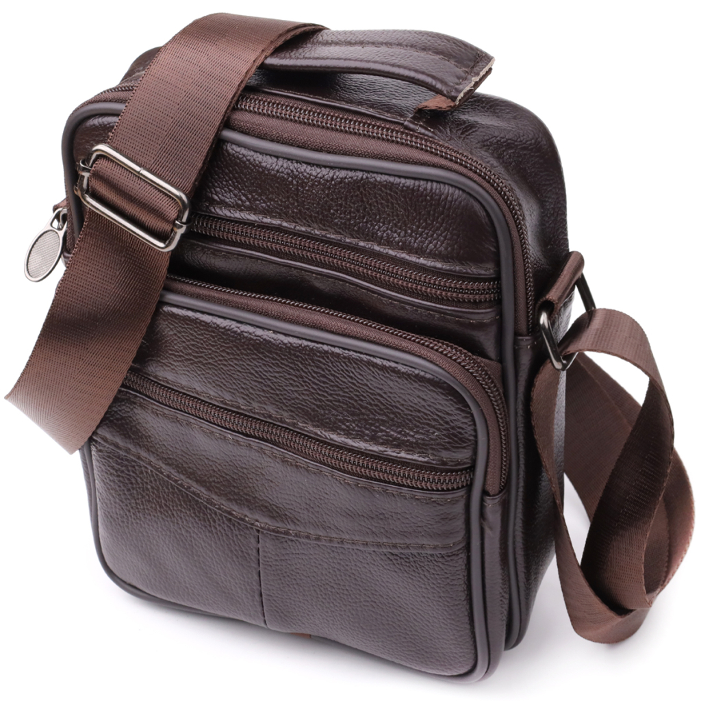 Сумка Vintage З натуральної шкіри Коричнева (22865) - зображення 1